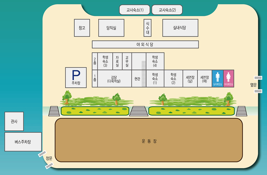 흥왕체험학습장 배치도